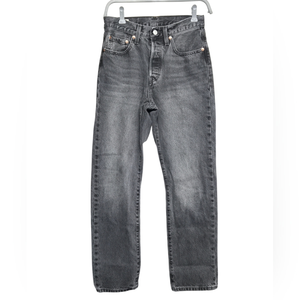 Levi's 501 Premium Denim Jeans 5-Button-Fly Sz 26 (27" W, 10.5 Rise, 28" Inseam)